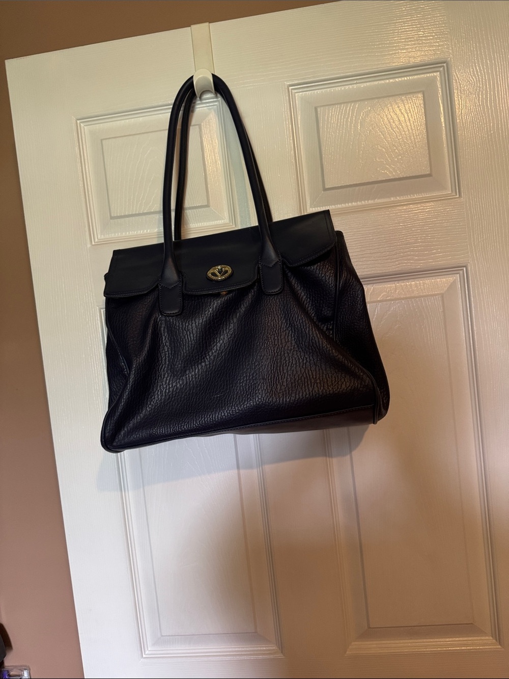 Vera New York Navy Satchel Handbag